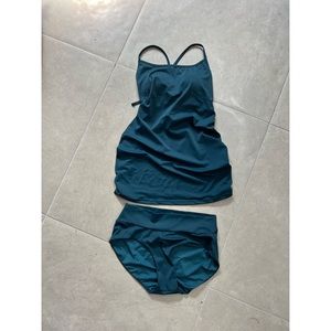 Senita Athletics maternity tankini and bottoms